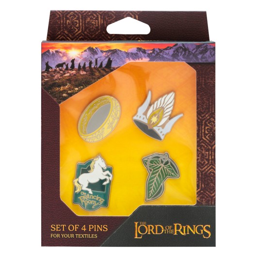 Lord of the Rings Set of 4 pins - Olleke Wizarding Shop Amsterdam