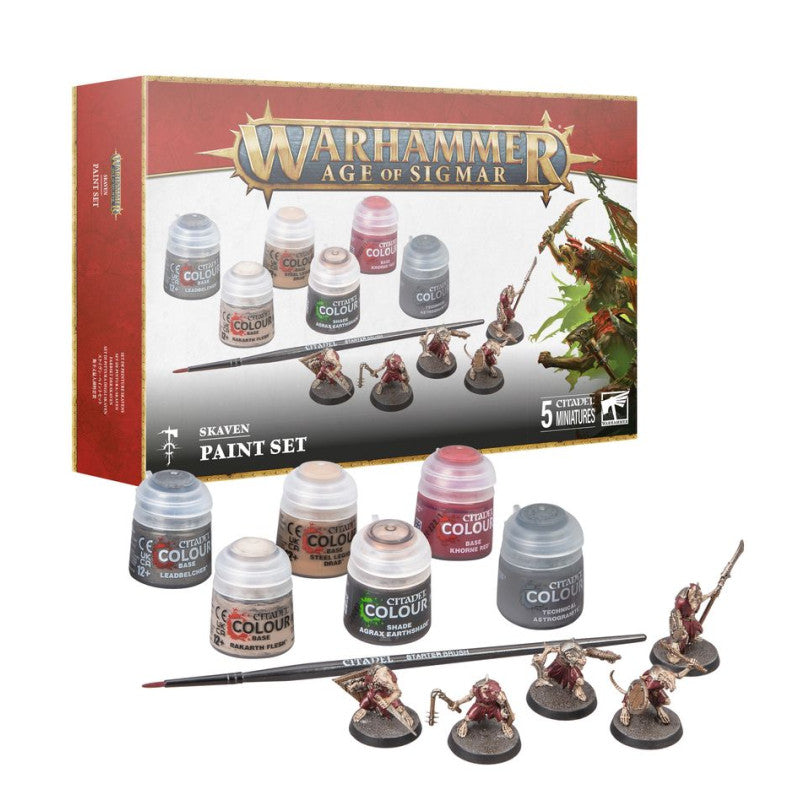 Skaven Age Of Sigmar Paint Set - Olleke Wizarding Shop Amsterdam
