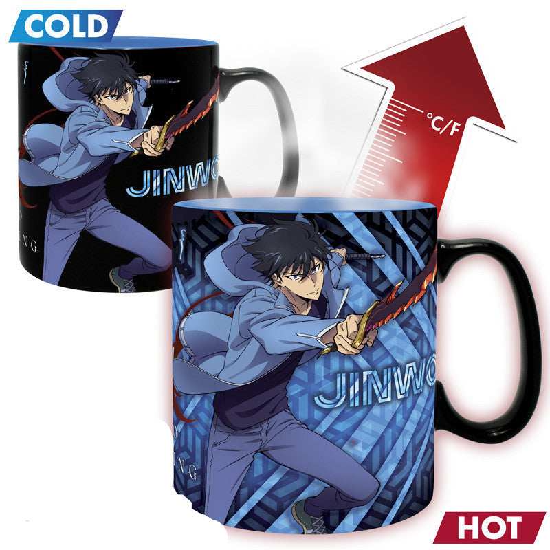 Solo Leveling Mug Heat Changing Jinwoo & Igris