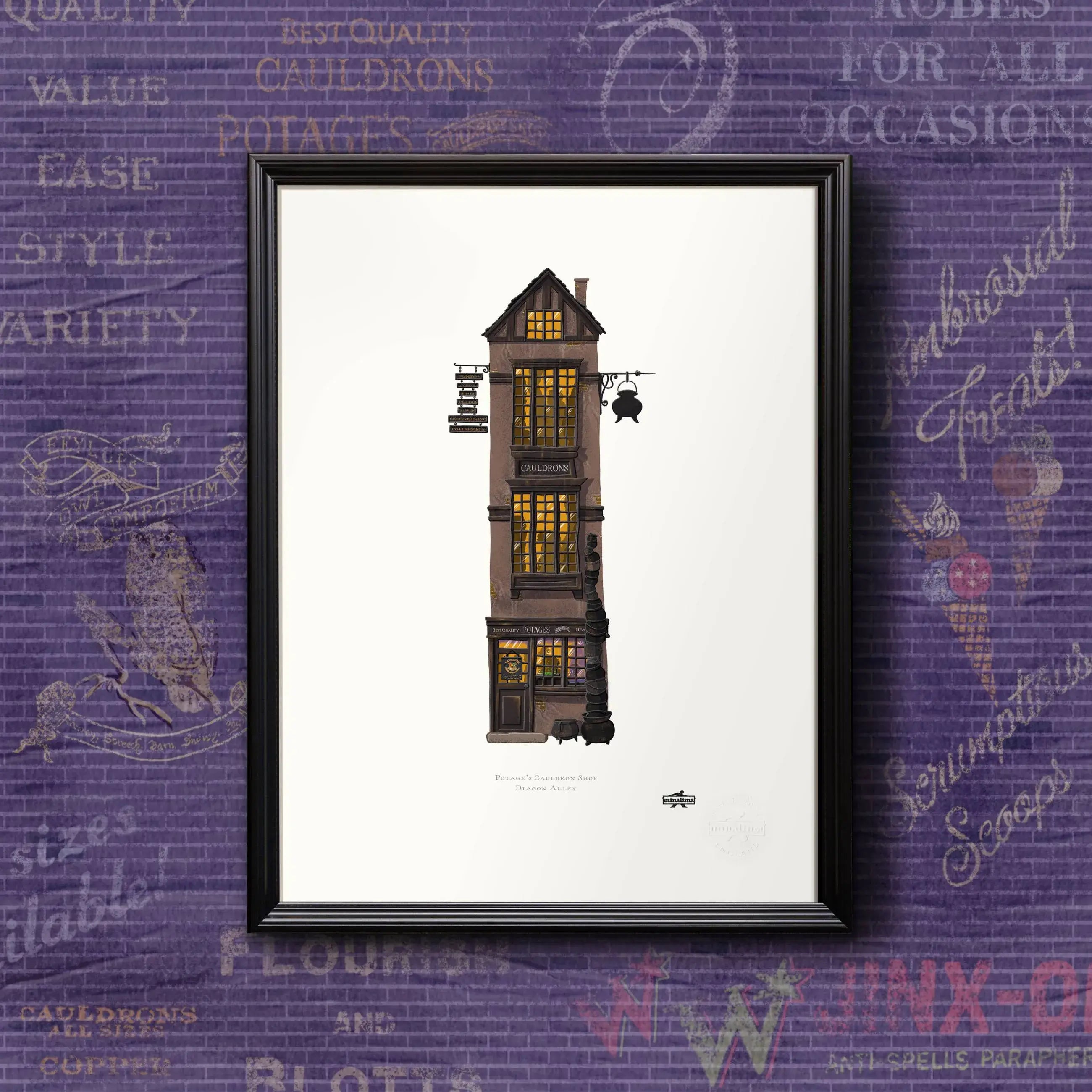 Spellbinding Shops: Diagon Alley Potage's Cauldron Shop - Olleke Wizarding Shop Amsterdam