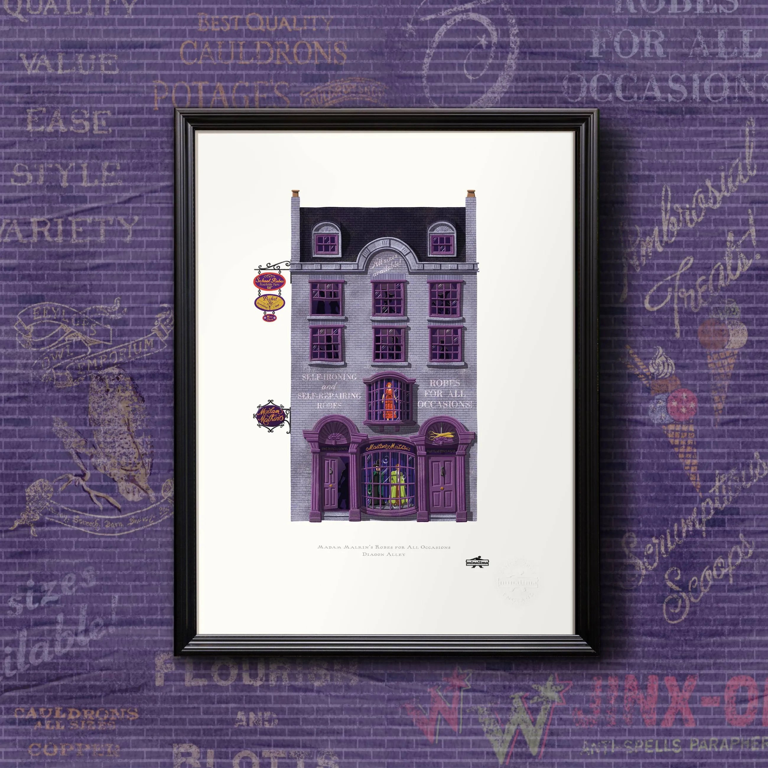 Spellbinding Shops: Diagon Alley Madam Malkin's Robes for All Occasions - Olleke Wizarding Shop Amsterdam