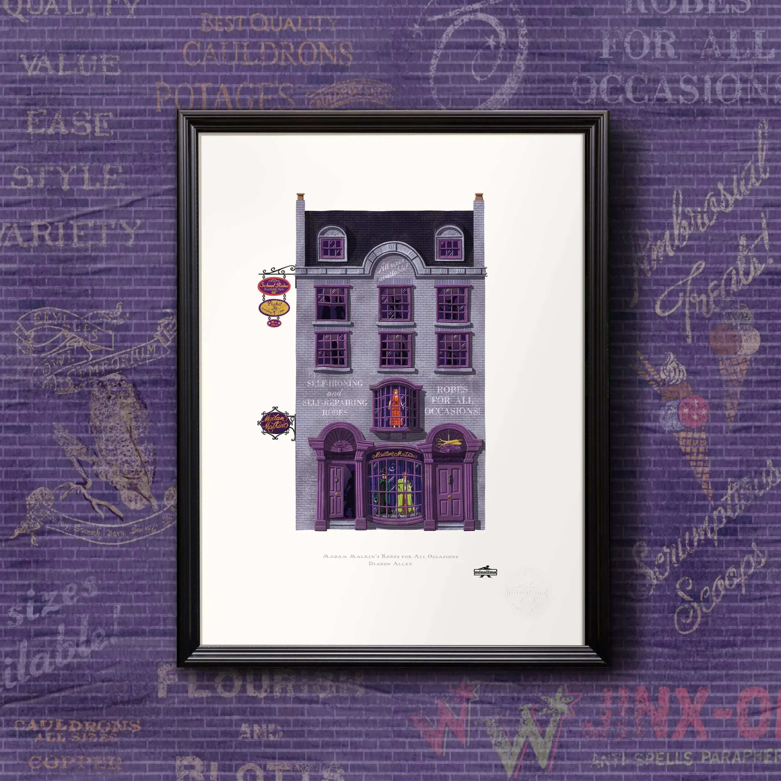 Spellbinding Shops: Diagon Alley Madam Malkin's Robes for All Occasions - Olleke Wizarding Shop Amsterdam