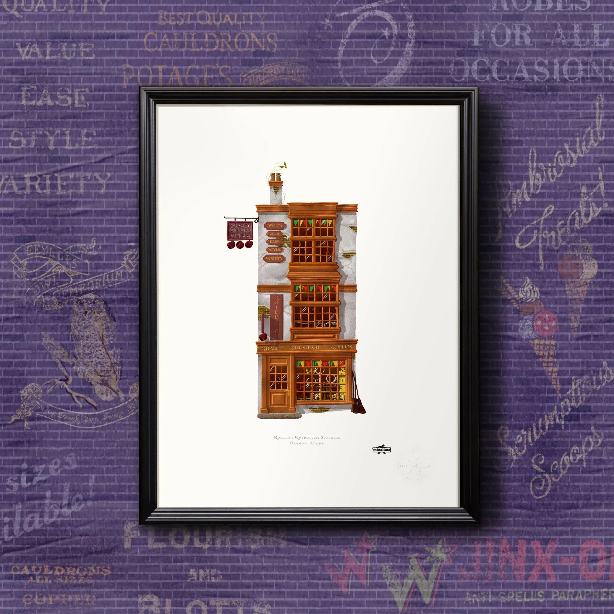 Spellbinding Shops: Diagon Alley Quality Quidditch Supplies - Olleke Wizarding Shop Amsterdam