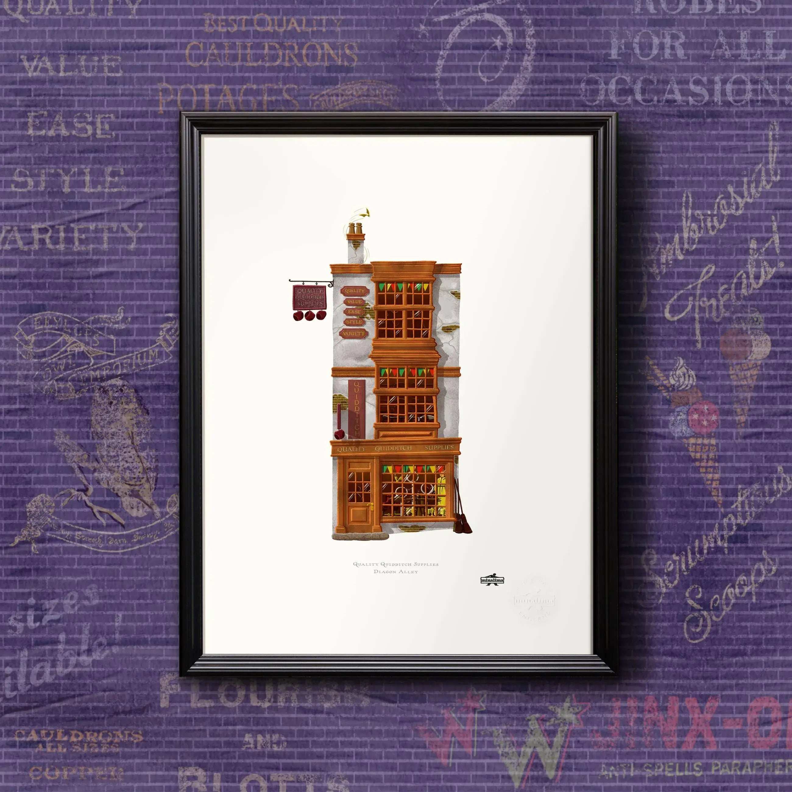 Spellbinding Shops: Diagon Alley Quality Quidditch Supplies - Olleke Wizarding Shop Amsterdam