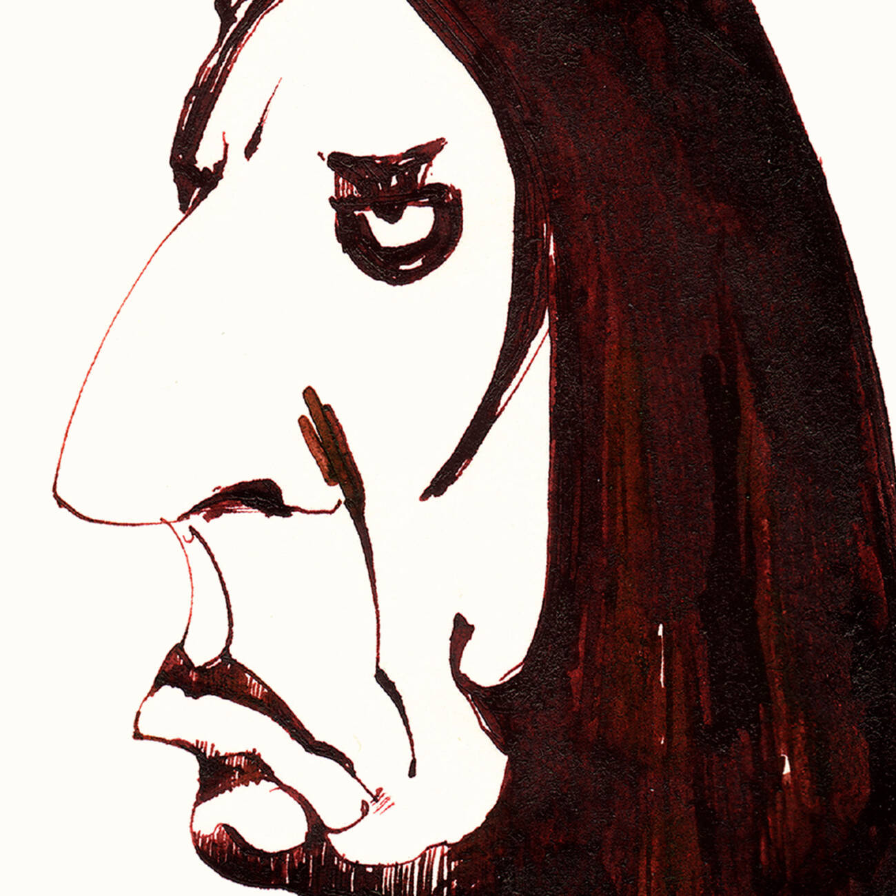 Professor Snape Detail from The Marauder’s Map Art Print - Olleke Wizarding Shop Amsterdam