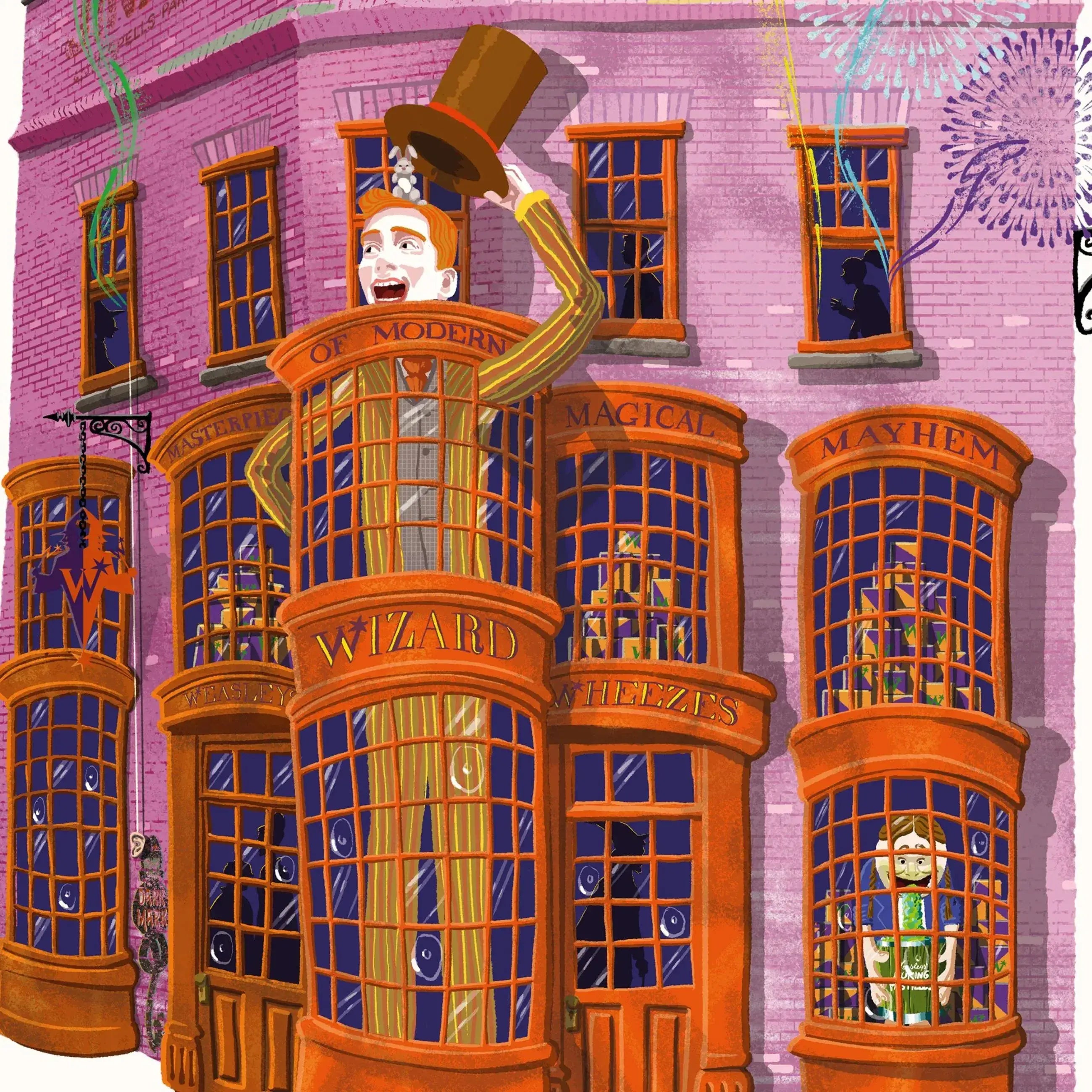 Spellbinding Shops: Diagon Alley Weasleys' Wizard Wheezes - Olleke Wizarding Shop Amsterdam