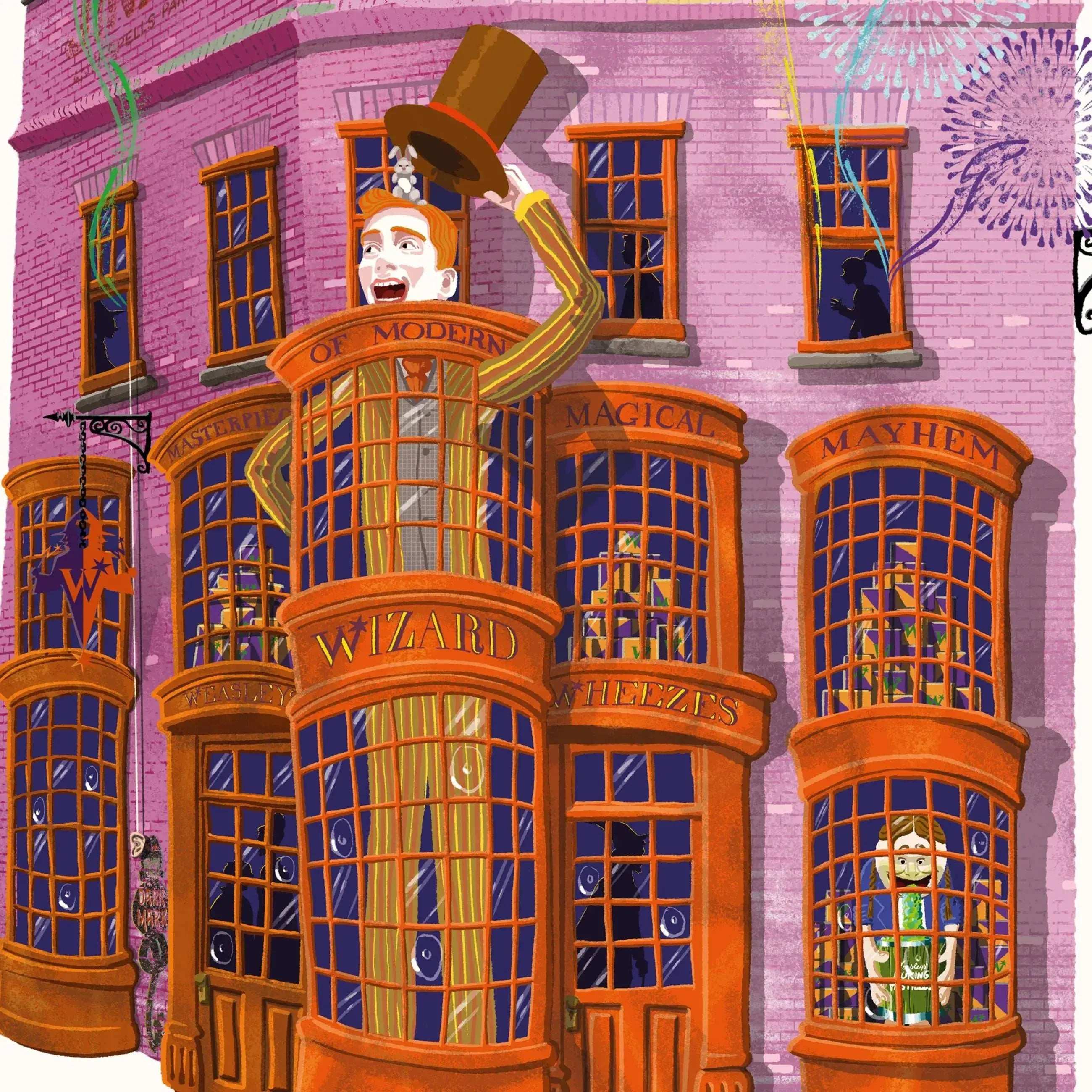 Spellbinding Shops: Diagon Alley Weasleys' Wizard Wheezes - Olleke Wizarding Shop Amsterdam