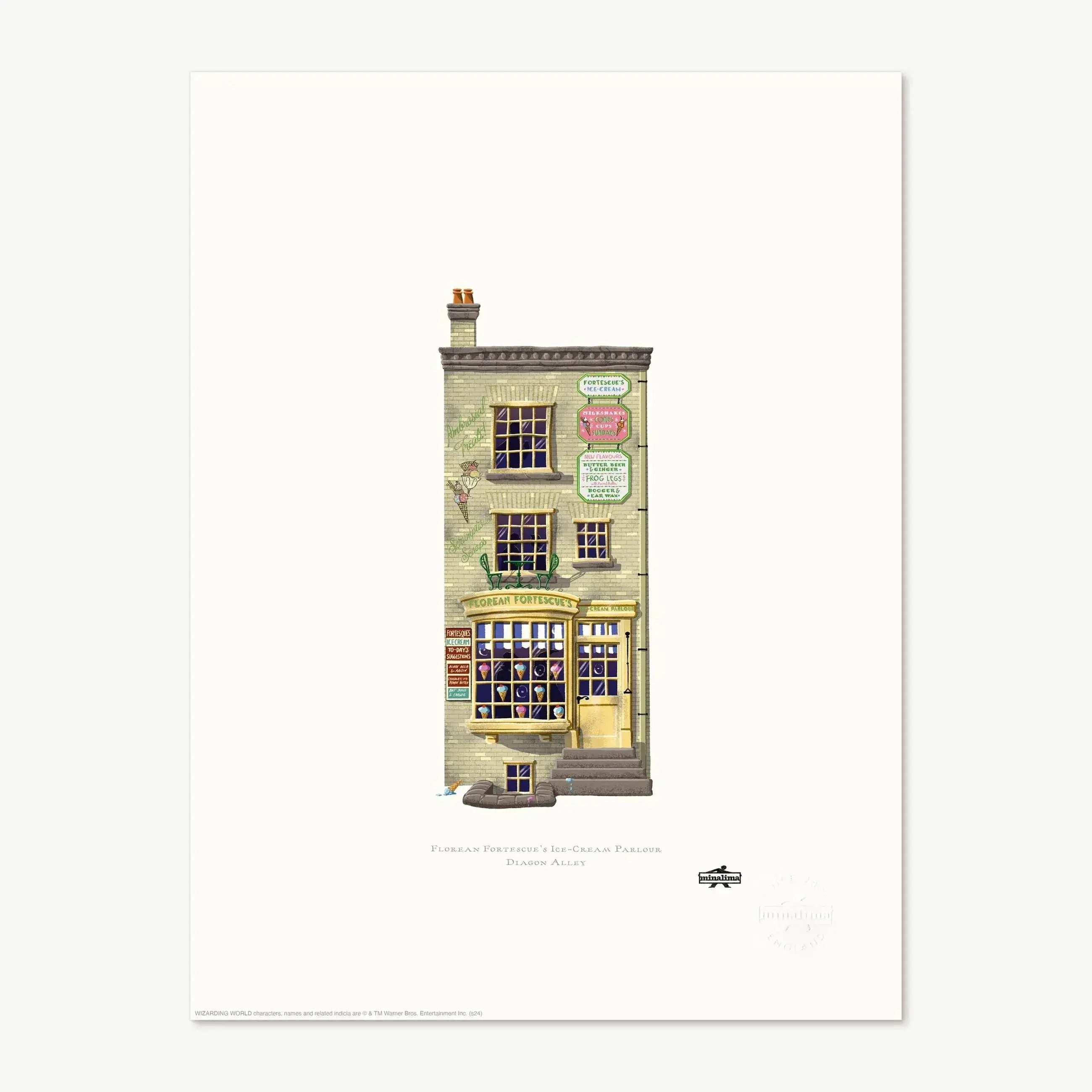 Spellbinding Shops: Diagon Alley Florean Fortescue's Ice-Cream Parlour - Olleke Wizarding Shop Amsterdam