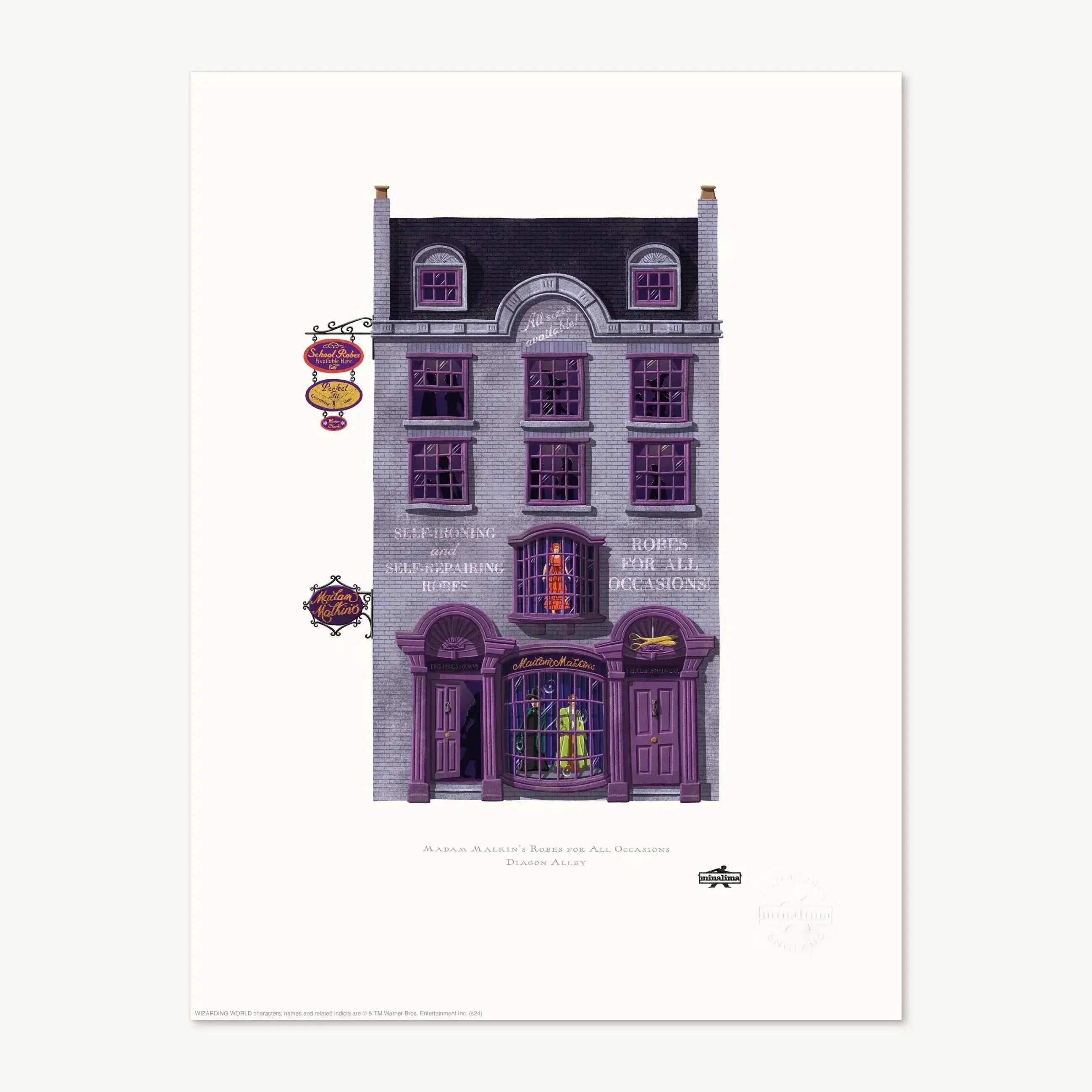 Spellbinding Shops: Diagon Alley Madam Malkin's Robes for All Occasions - Olleke Wizarding Shop Amsterdam