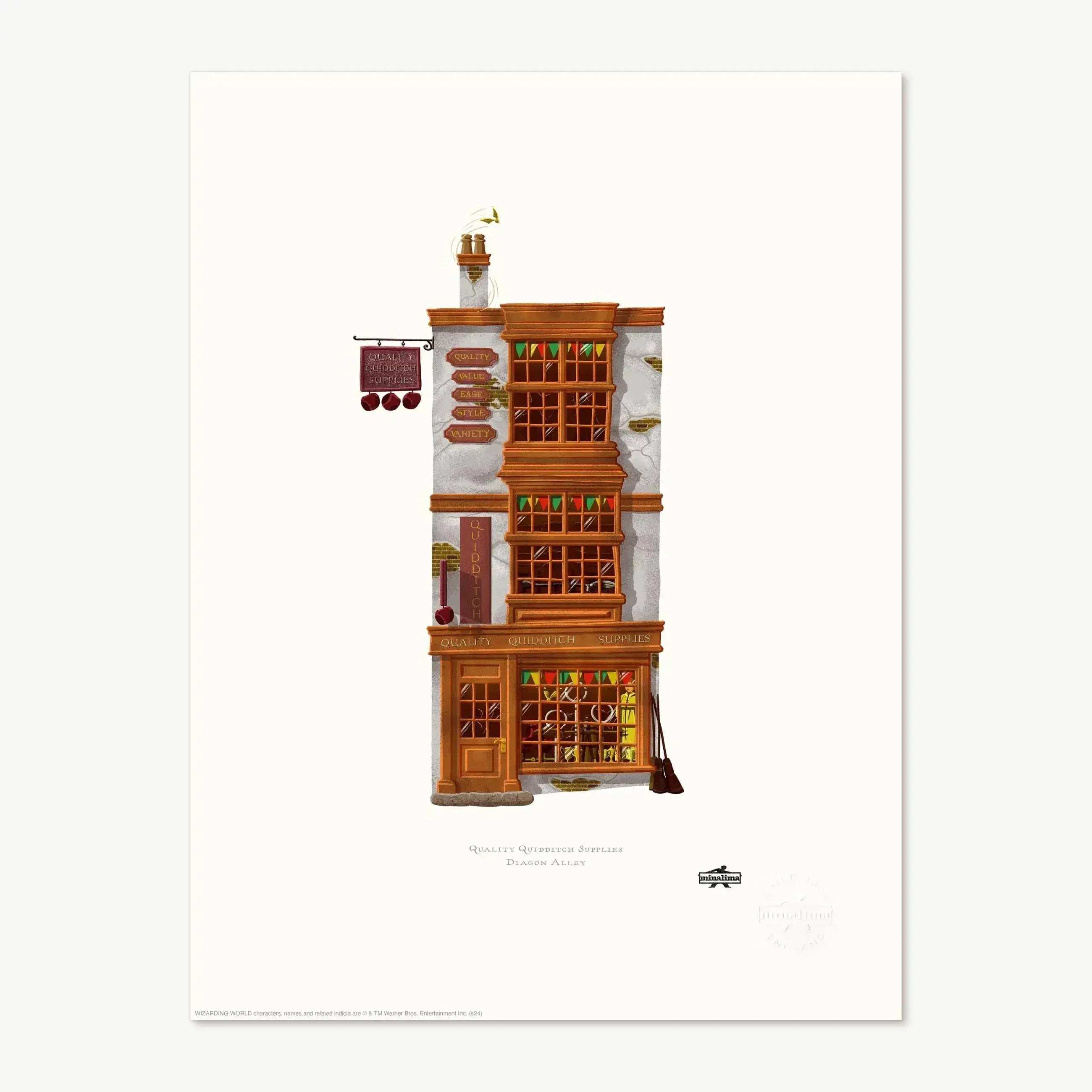 Spellbinding Shops: Diagon Alley Quality Quidditch Supplies - Olleke Wizarding Shop Amsterdam