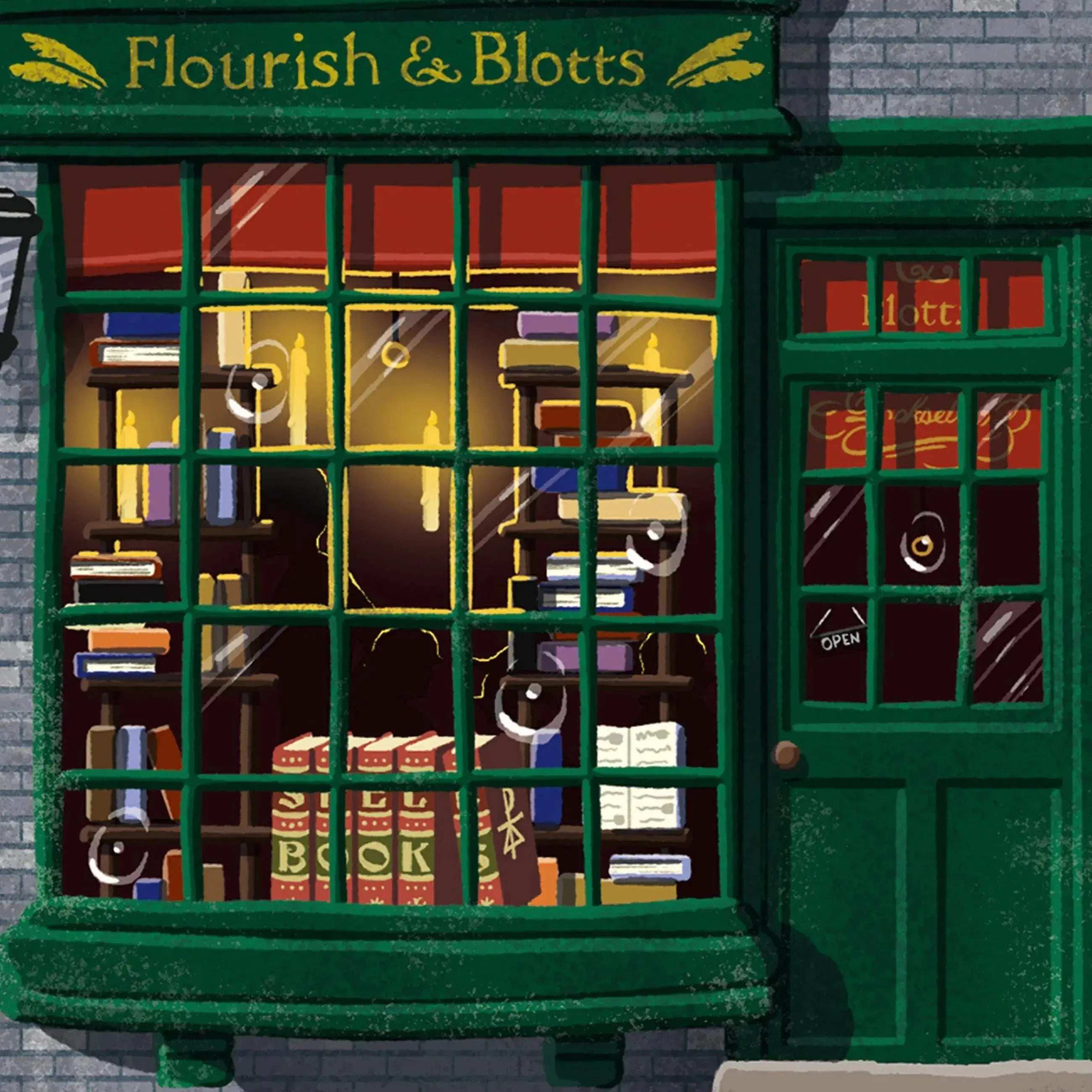 Spellbinding Shops: Diagon Alley Flourish and Blotts - Olleke Wizarding Shop Amsterdam