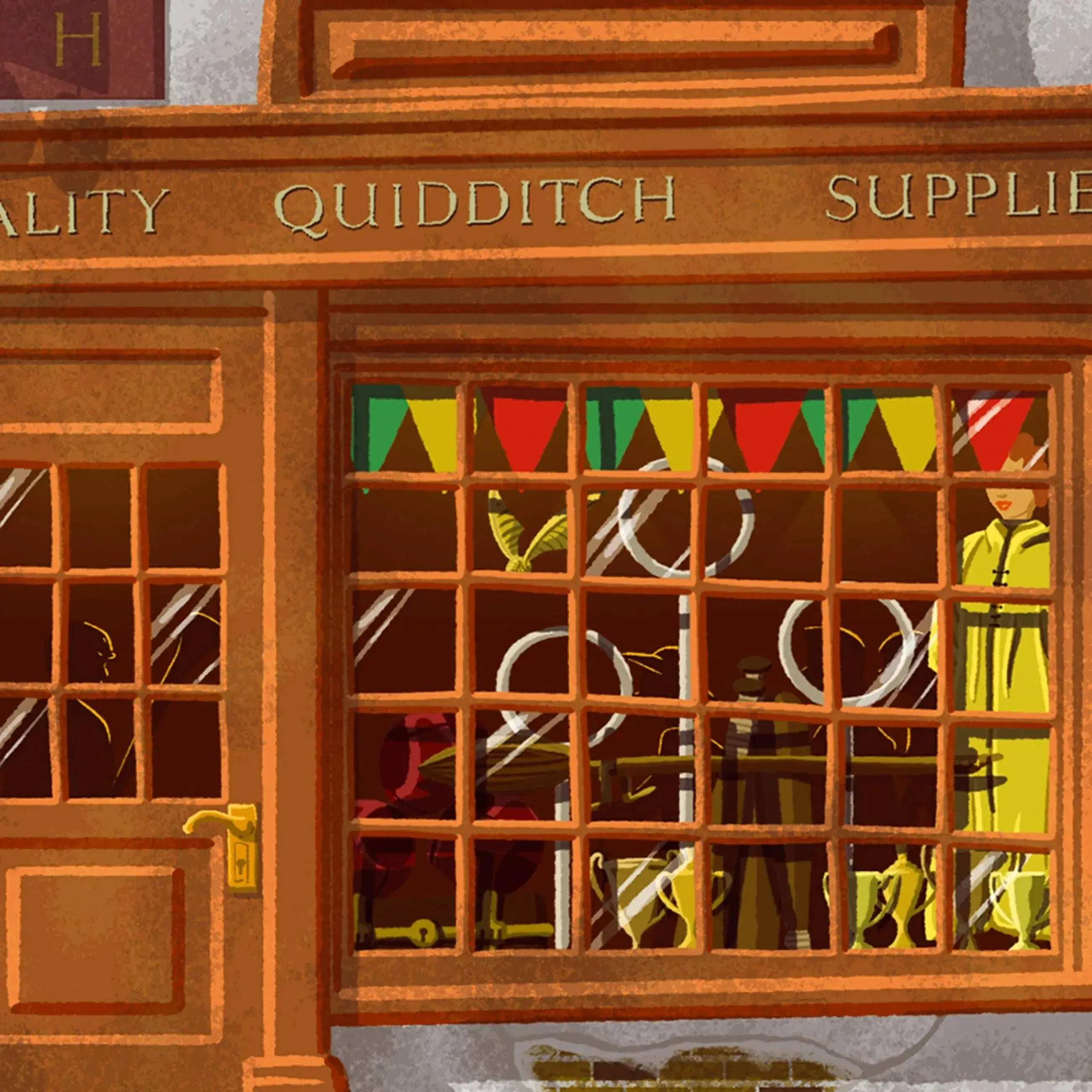 Spellbinding Shops: Diagon Alley Quality Quidditch Supplies - Olleke Wizarding Shop Amsterdam