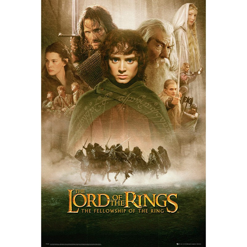 Lord of the Rings Fellowship Of The Ring Poster - Olleke Wizarding Shop Amsterdam