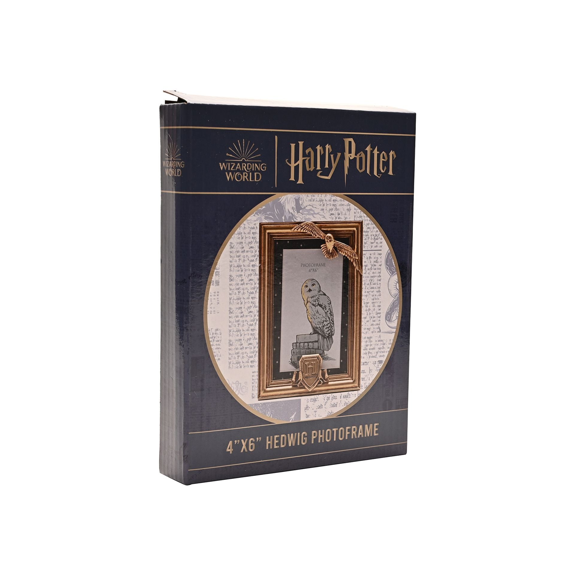 Harry Potter Alumni Gold Photo Frame Hedwig - Olleke Wizarding Shop Amsterdam