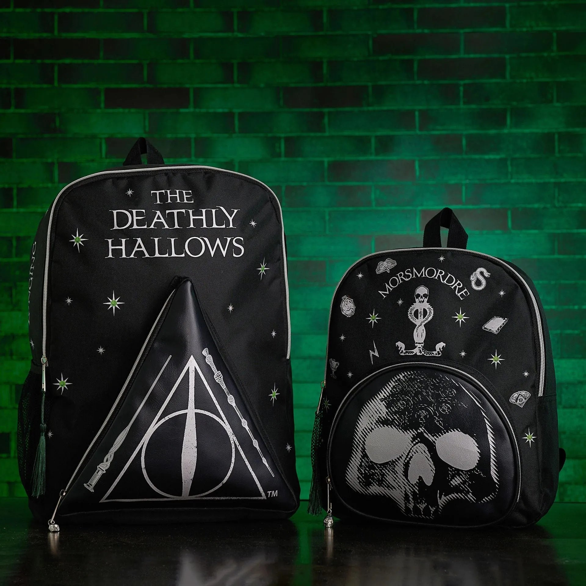 Harry Potter Dark Arts Backpack - Deathly Hallows - Olleke Wizarding Shop Amsterdam