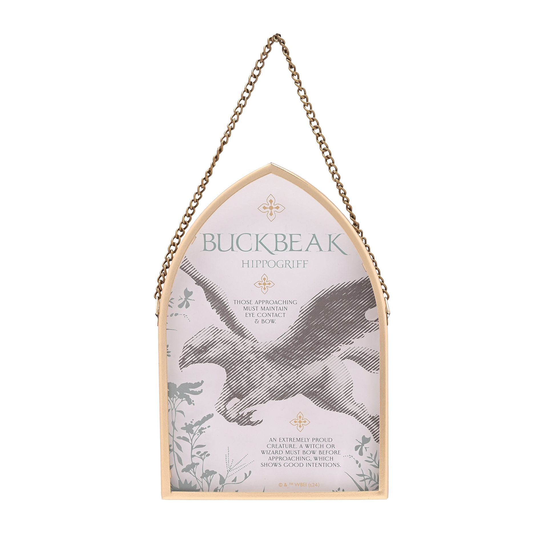 Harry Potter Herbology Arch Plaque - Buckbeak - Olleke Wizarding Shop Amsterdam