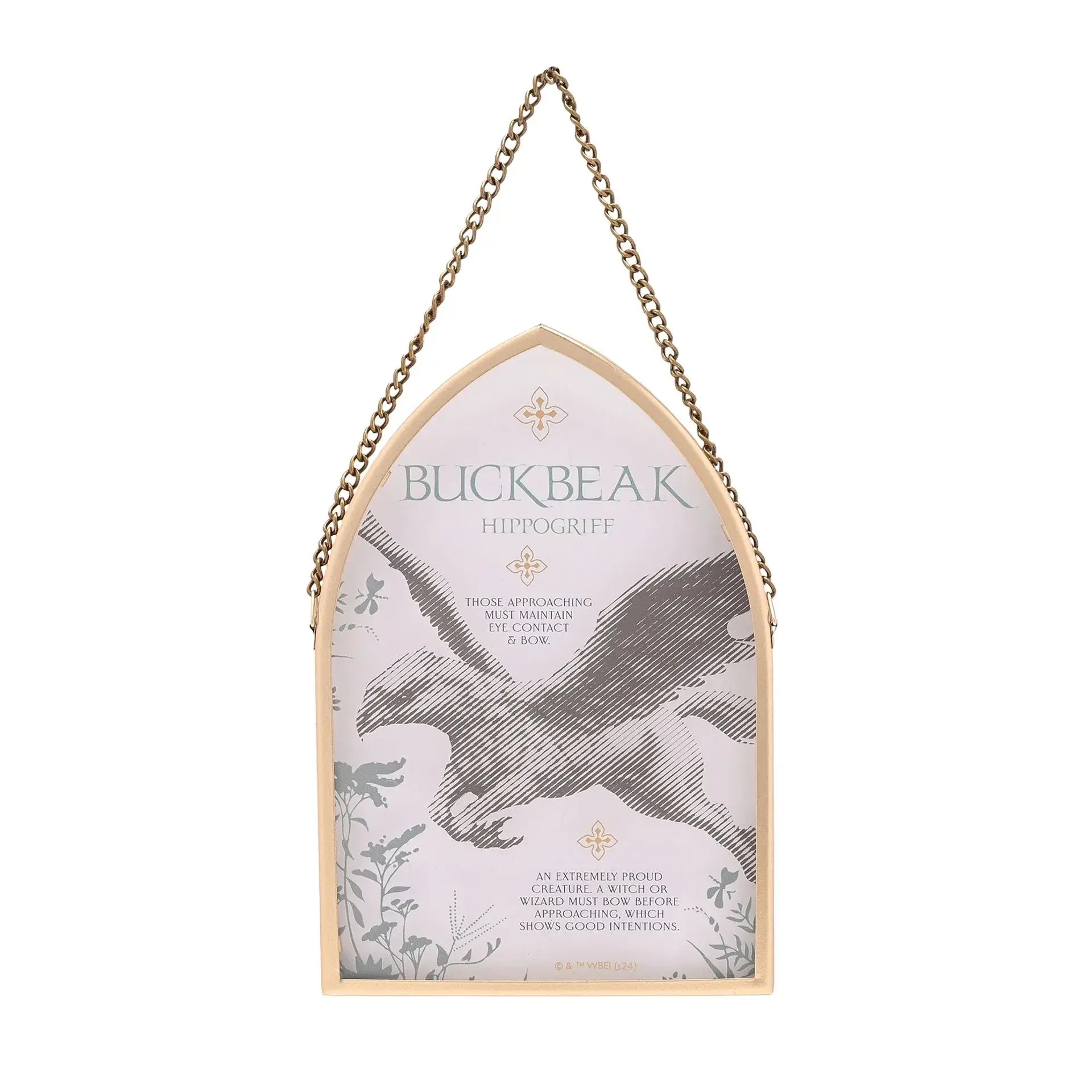Harry Potter Herbology Arch Plaque - Buckbeak - Olleke Wizarding Shop Amsterdam