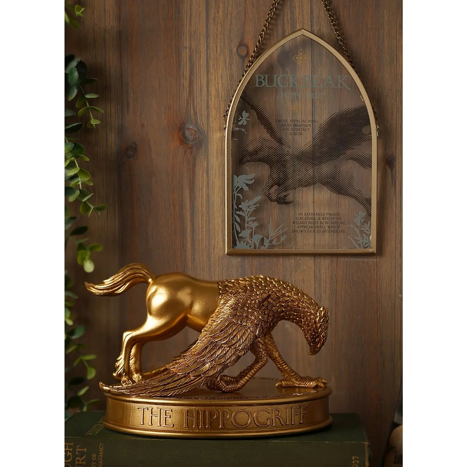 Harry Potter Herbology Arch Plaque - Buckbeak - Olleke Wizarding Shop Amsterdam