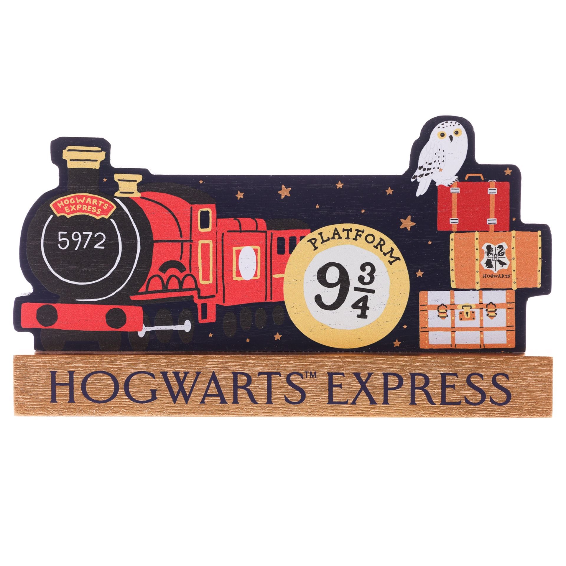 Harry Potter Back To Hogwarts Express Mantel Plaque - Olleke Wizarding Shop Amsterdam