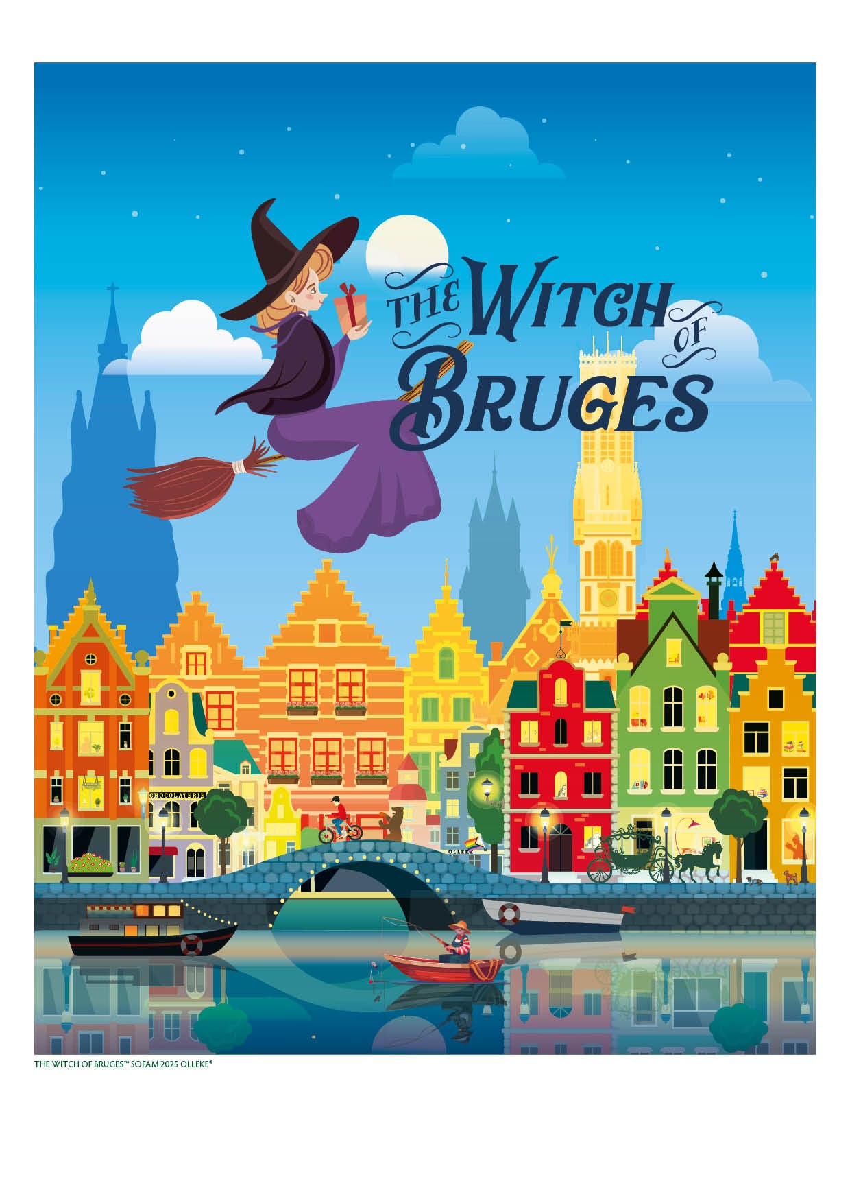The Witch of Bruges Artprint - Olleke Wizarding Shop Amsterdam