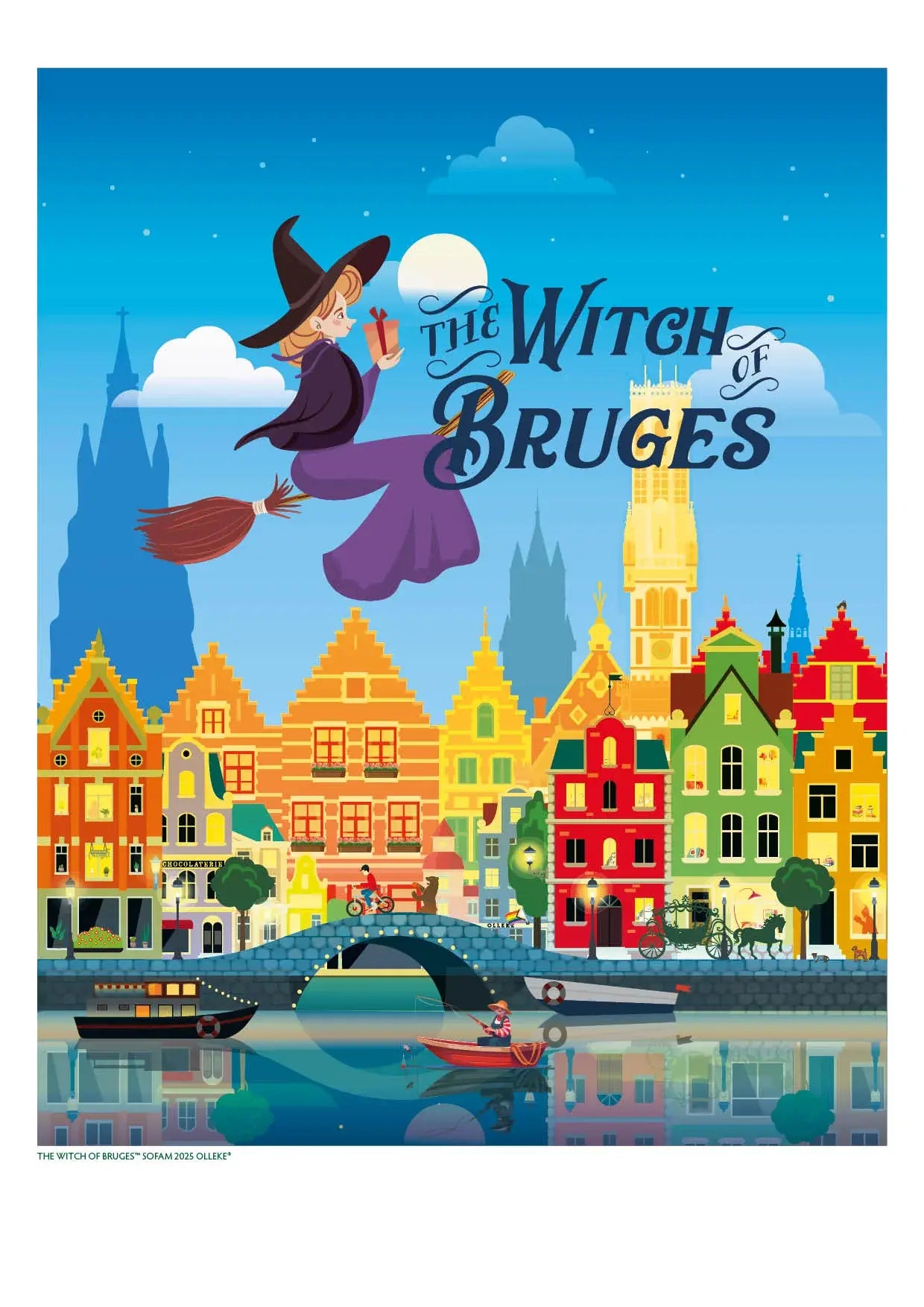 The Witch of Bruges Artprint - Olleke Wizarding Shop Amsterdam