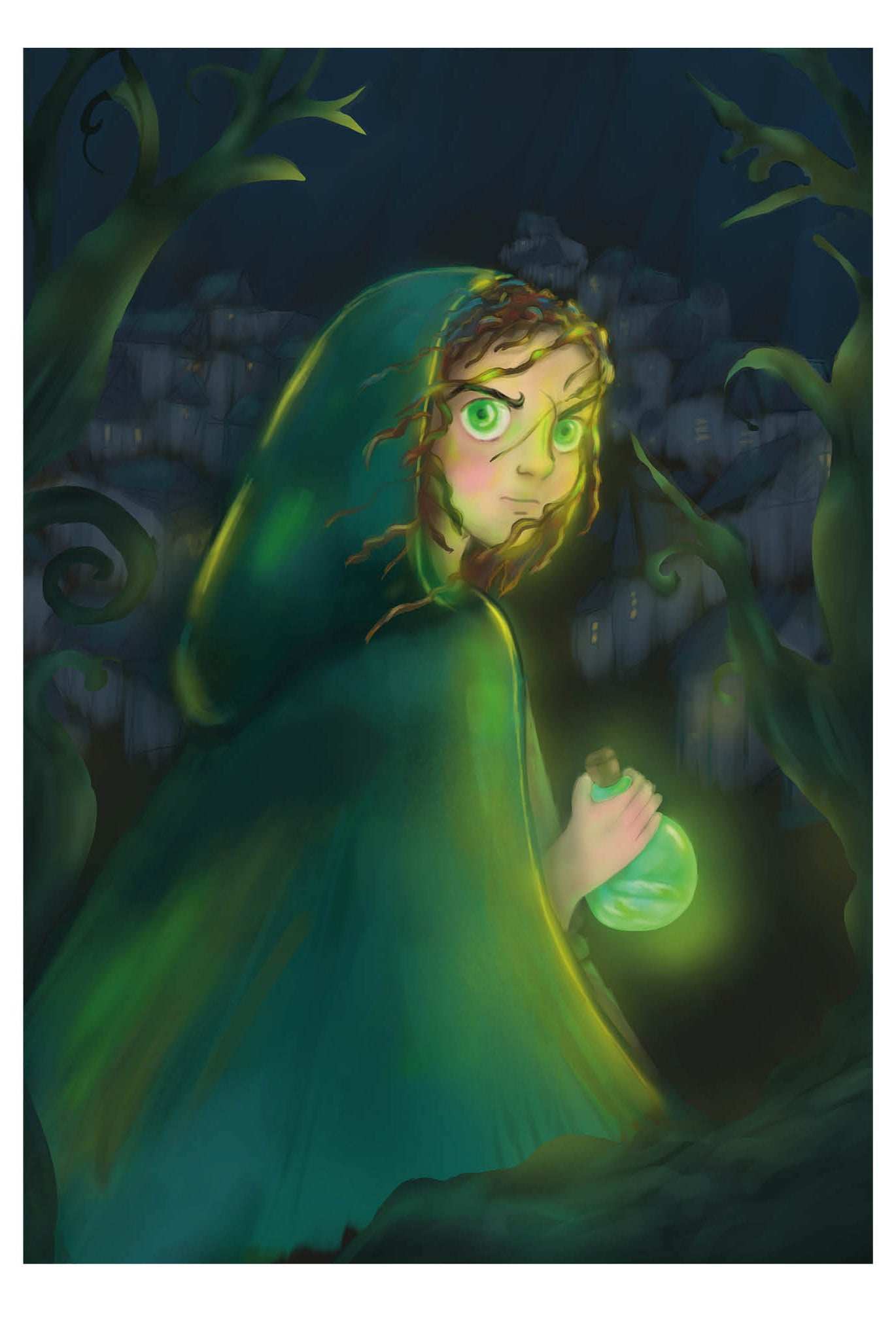 Druïde in het duister Notecard