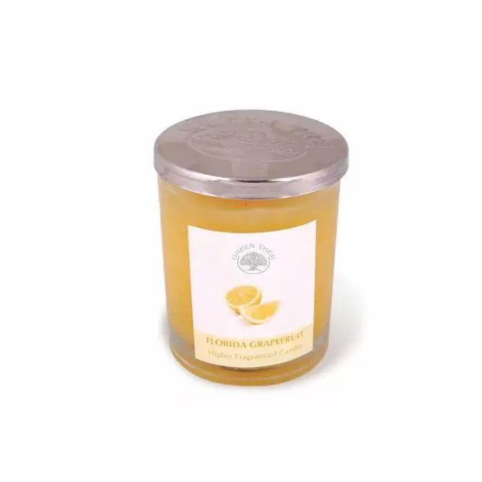 Florida Grapefruit Candle in a glass - Olleke Wizarding Shop Amsterdam