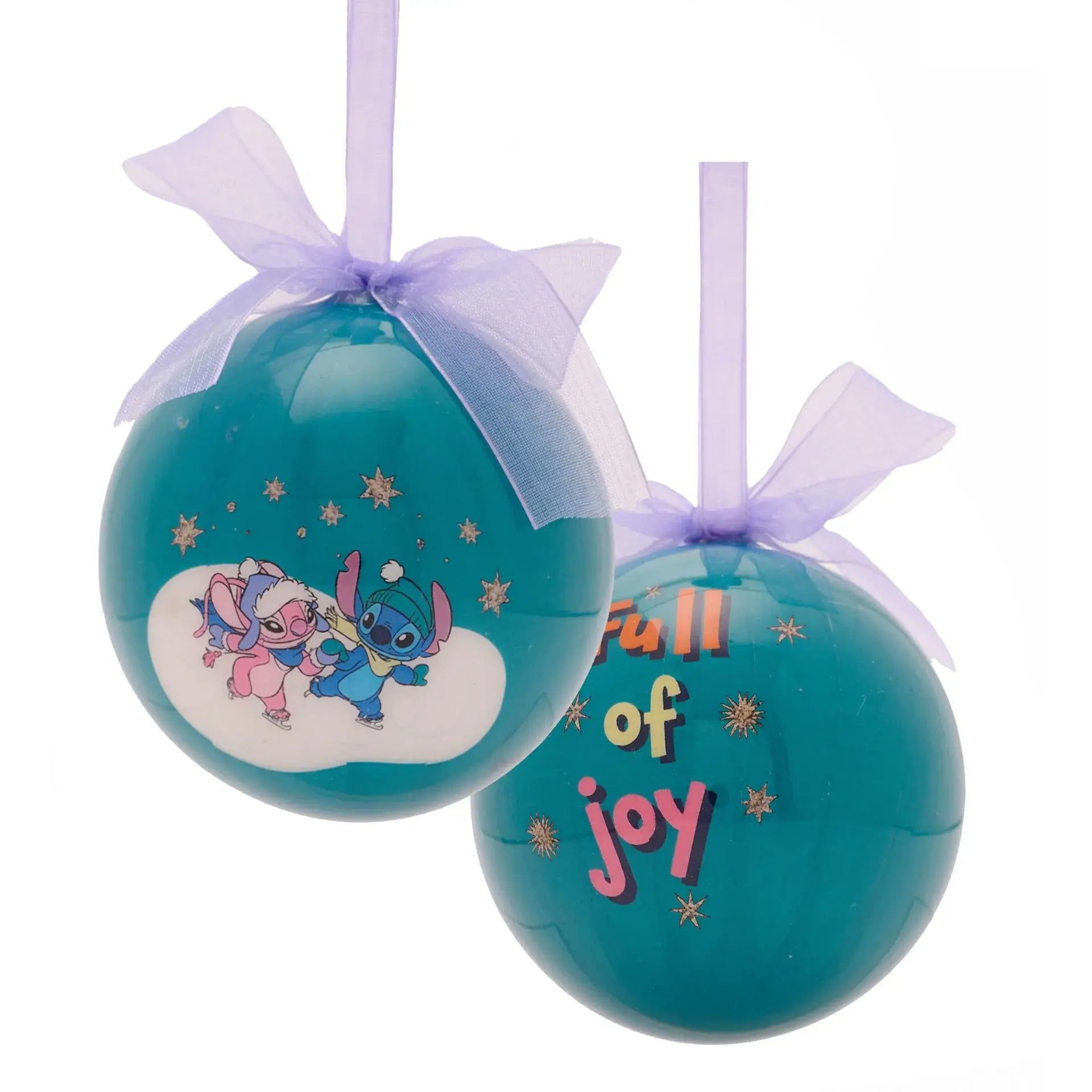 Disney Stitch Set of 4 Baubles - Olleke Wizarding Shop Amsterdam