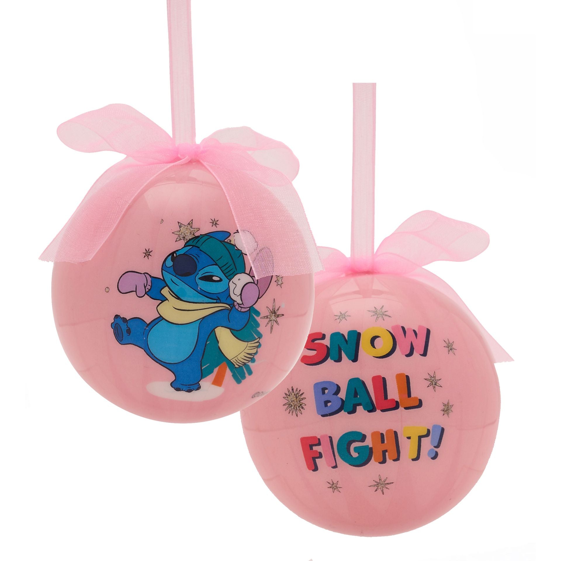 Disney Stitch Set of 4 Baubles - Olleke Wizarding Shop Amsterdam