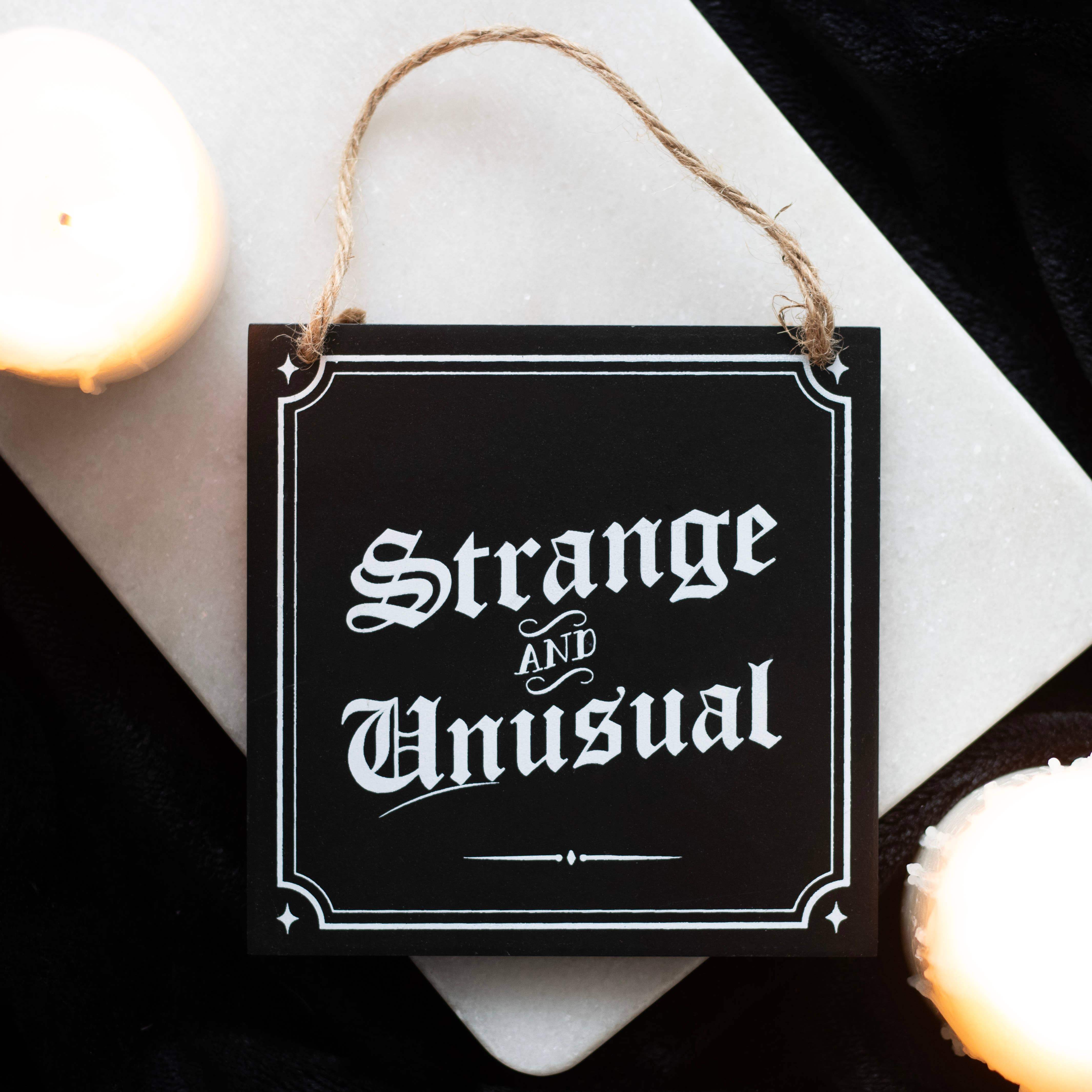 Strange and Unusual Hanging Sign - Olleke Wizarding Shop Amsterdam