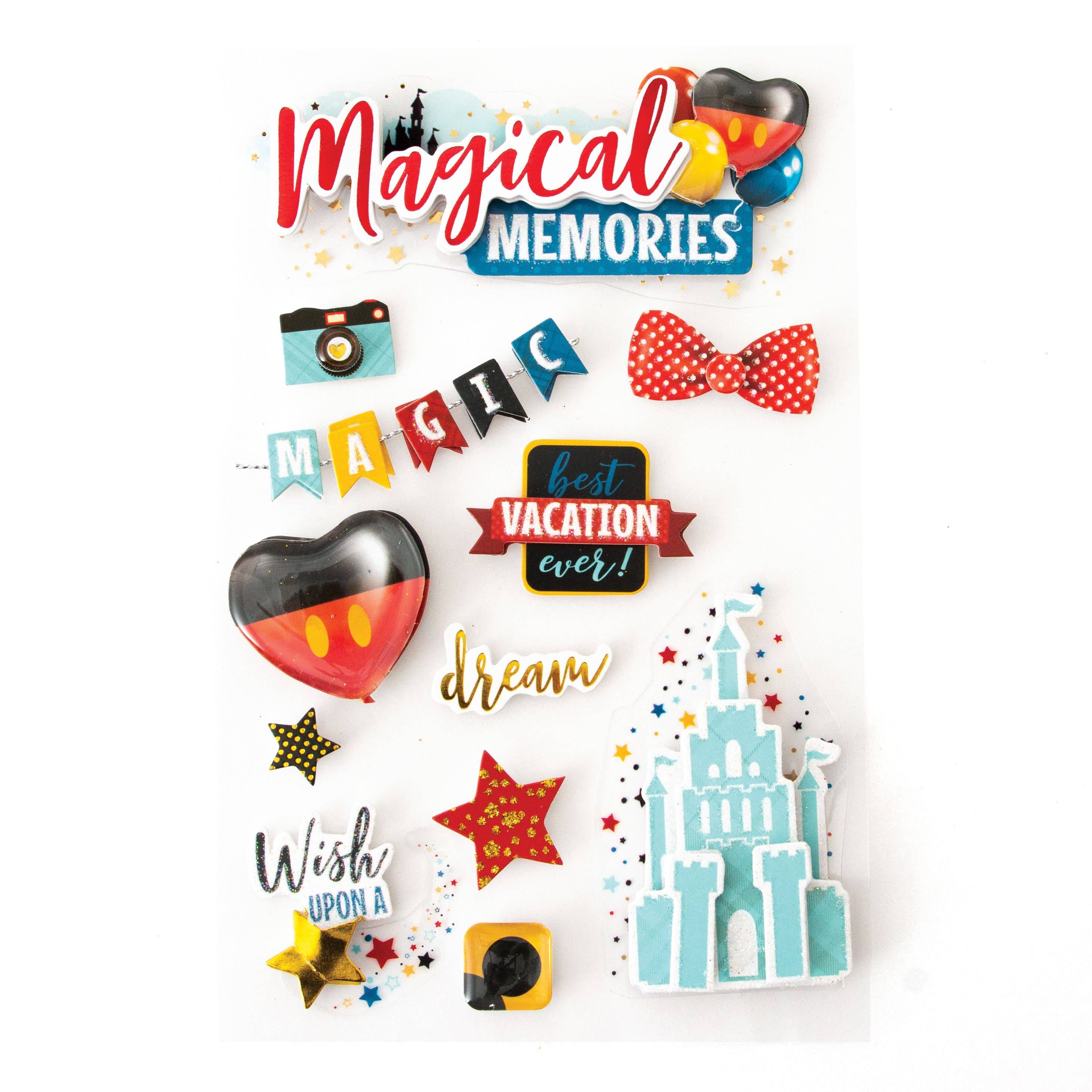 Magical Memories Dimensional Sticker - Olleke Wizarding Shop Amsterdam