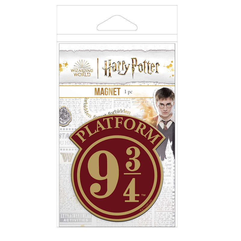 Harry Potter Fridge Magnet - Platform 9 3/4 - Olleke Wizarding Shop Amsterdam Brugge London Maastricht