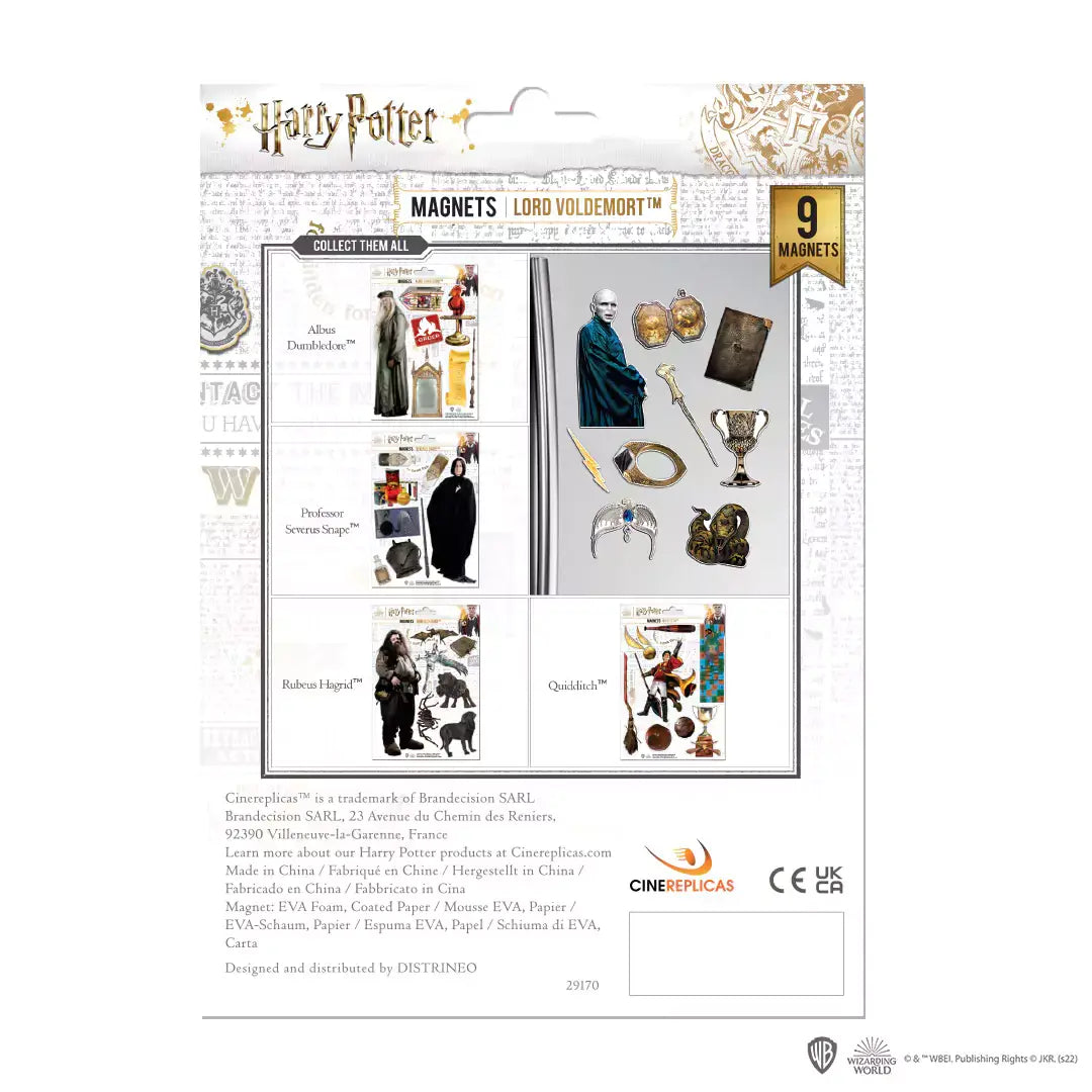 Harry Potter Set of Magnets Voldemort - Olleke Wizarding Shop Amsterdam