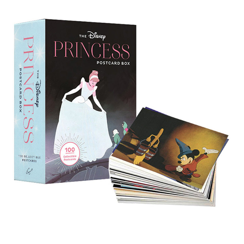 Princess　100　Postcard　The　Collectible　Postcards　Disney　Box: