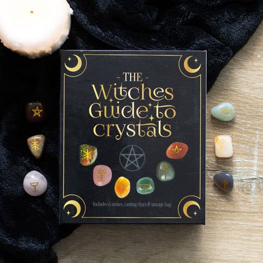 The Witches Guide to Crystals Gift Set - Olleke Wizarding Shop Amsterdam