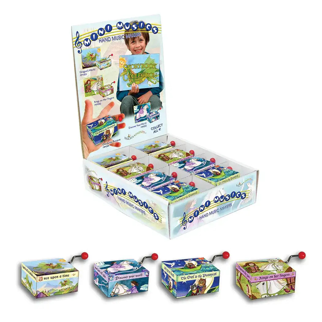 Story Book Handcrank Music Box - Olleke Wizarding Shop Amsterdam