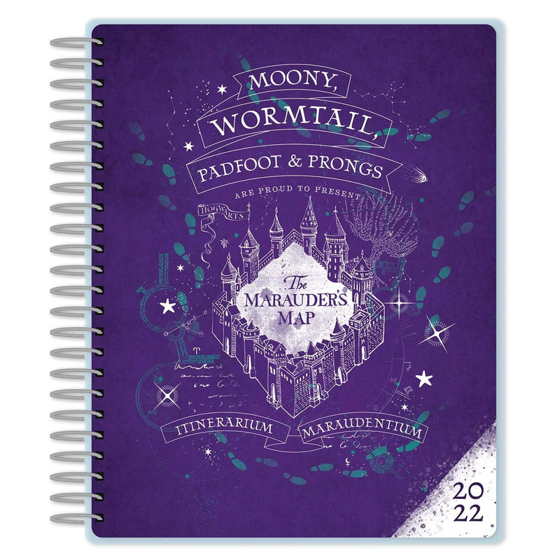 Harry Potter Marauder's Map Purple 12 Month Planner Set - Olleke Wizarding Shop Brugge London Maastricht