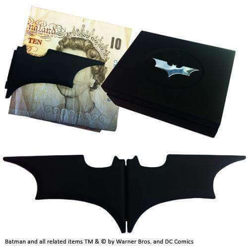 Batarang Folding Money Clip – Black - Olleke | Disney and Harry Potter Merchandise shop
