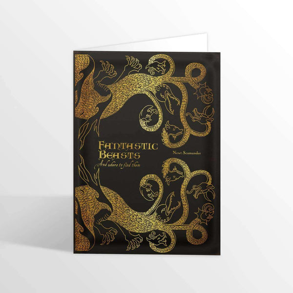 Fantastic Beasts Foiled Notecard - Olleke | Disney and Harry Potter Merchandise shop
