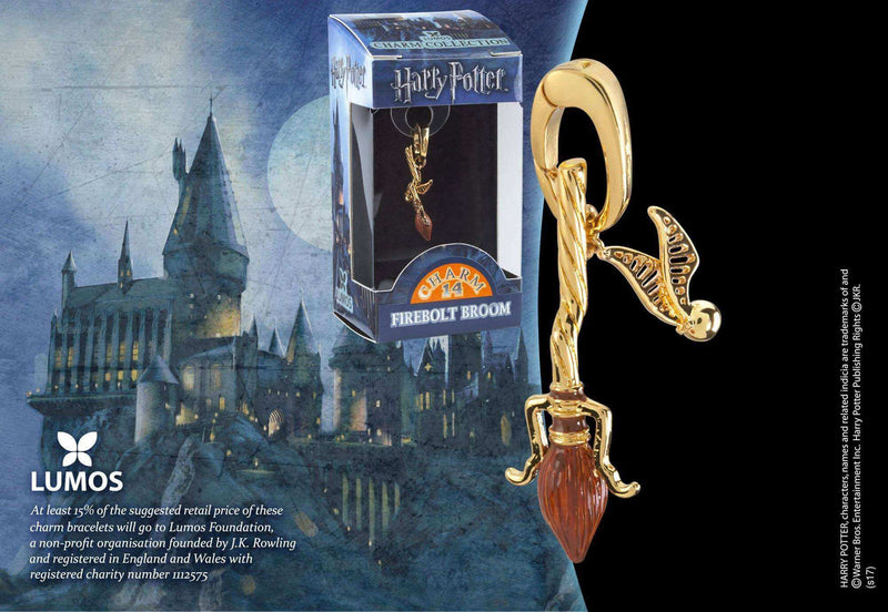 Lumos Charm 14 Firebolt Broom - Olleke | Disney and Harry Potter Merchandise shop
