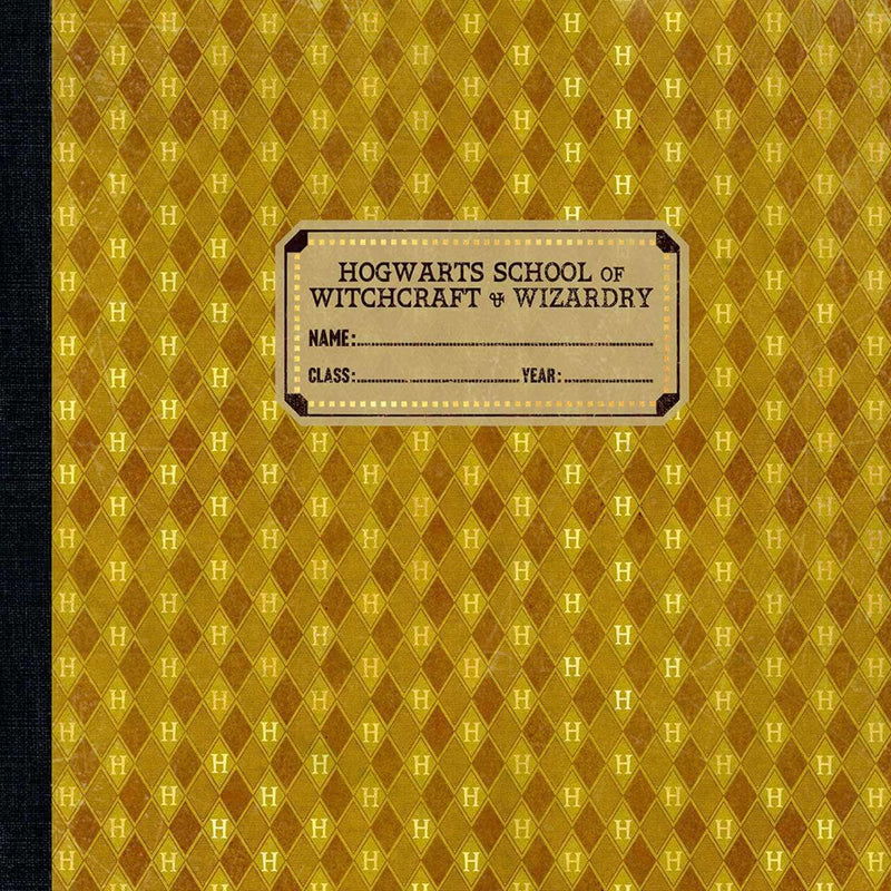 Replica Hogwarts Vintage 1910 Hufflepuff Exercise Book - Olleke | Disney and Harry Potter Merchandise shop