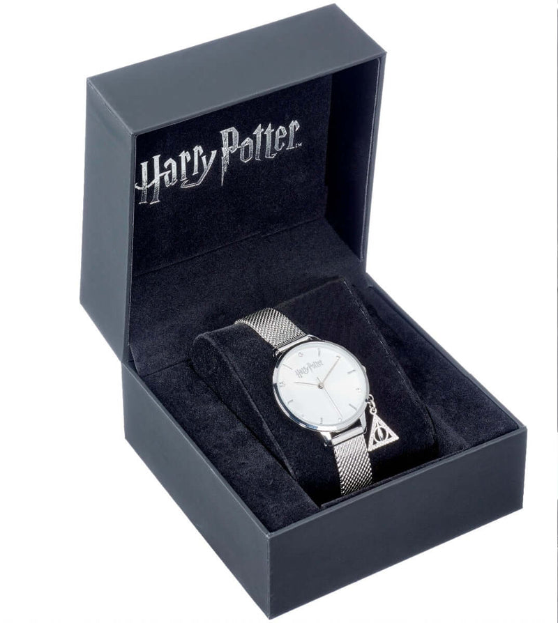 Harry Potter Deathly Hallow Charm Watch Embellished with Crystals - Olleke Wizarding Shop Brugge London Maastricht