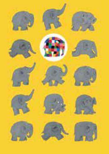 Happy Birthday Elmer card with button badge - Olleke | Disney and Harry Potter Merchandise shop
