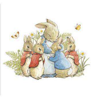 Peter Rabbit Card: Mrs Rabbit - Olleke | Disney and Harry Potter Merchandise shop