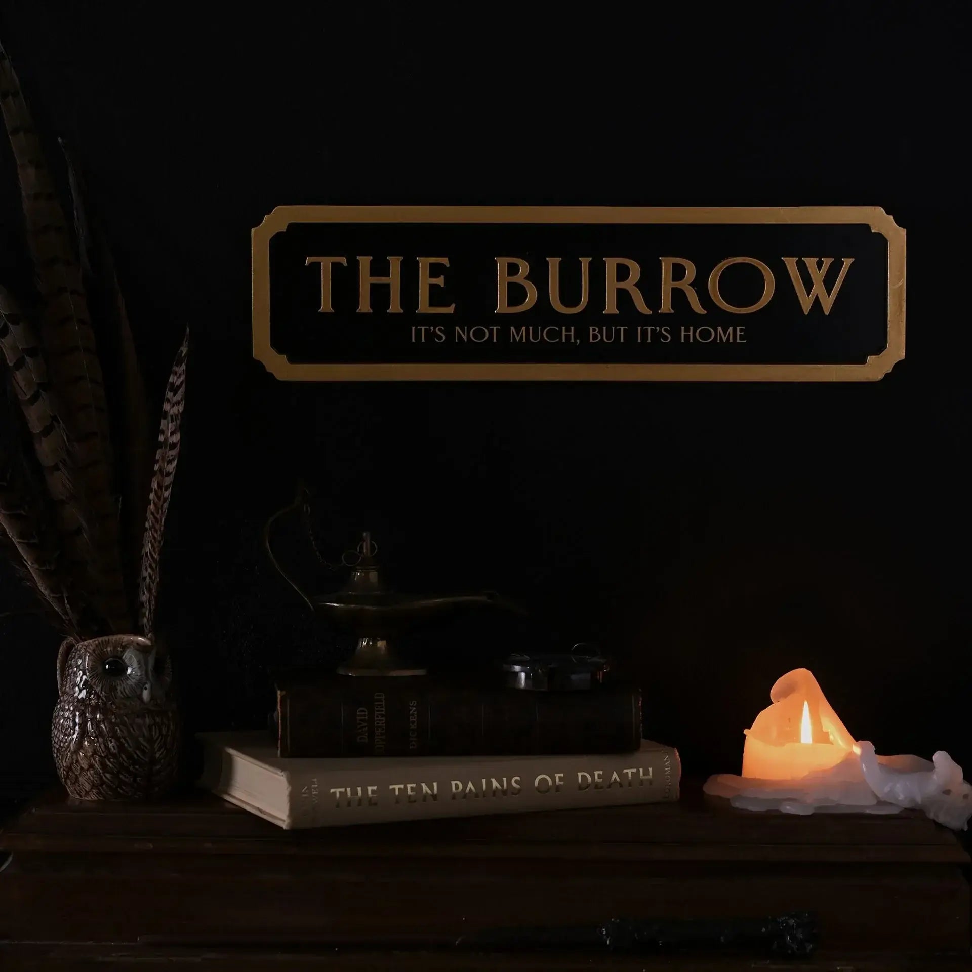 Harry Potter Alumni Street Sign The Burrow - Olleke Wizarding Shop Amsterdam