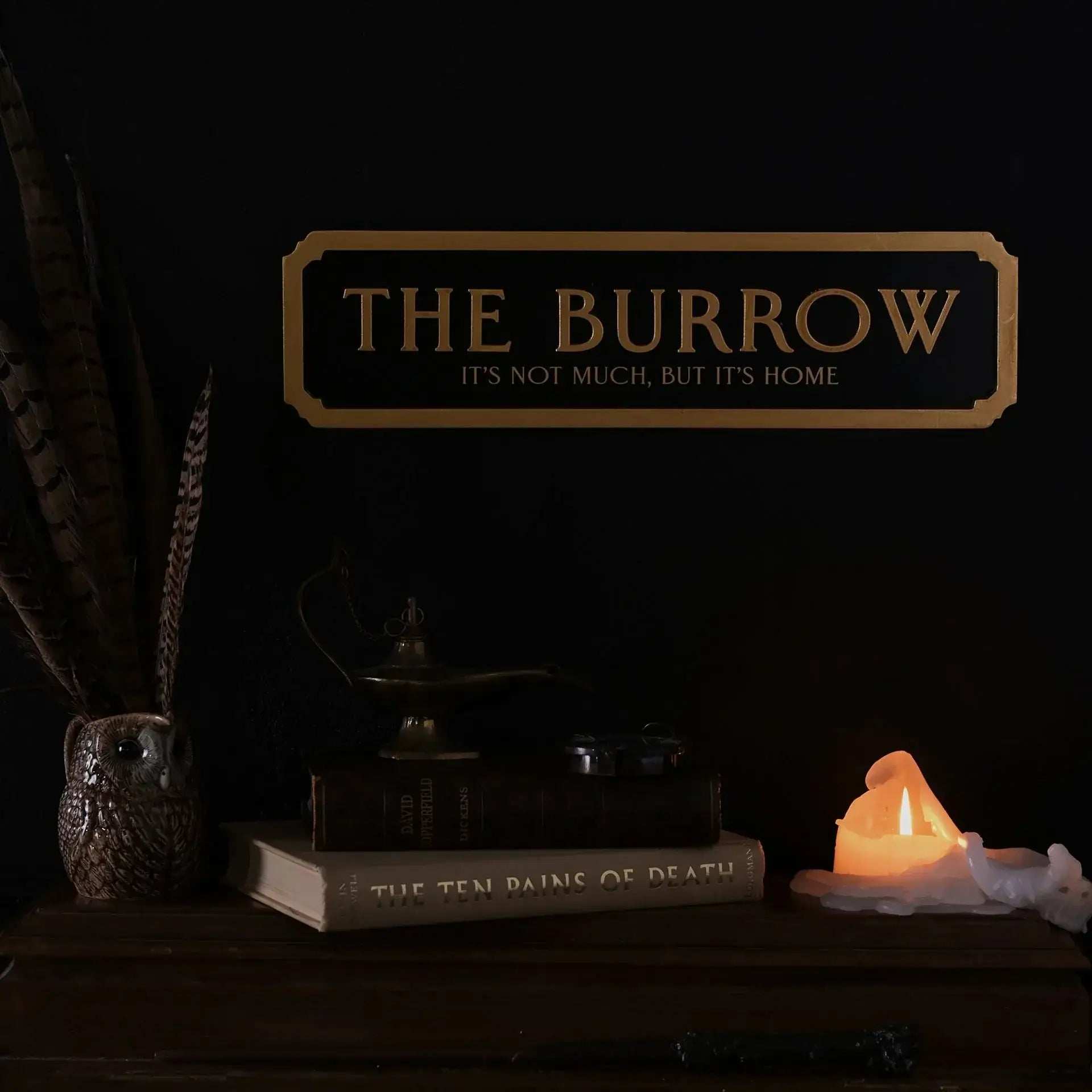 Harry Potter Alumni Street Sign The Burrow - Olleke Wizarding Shop Amsterdam