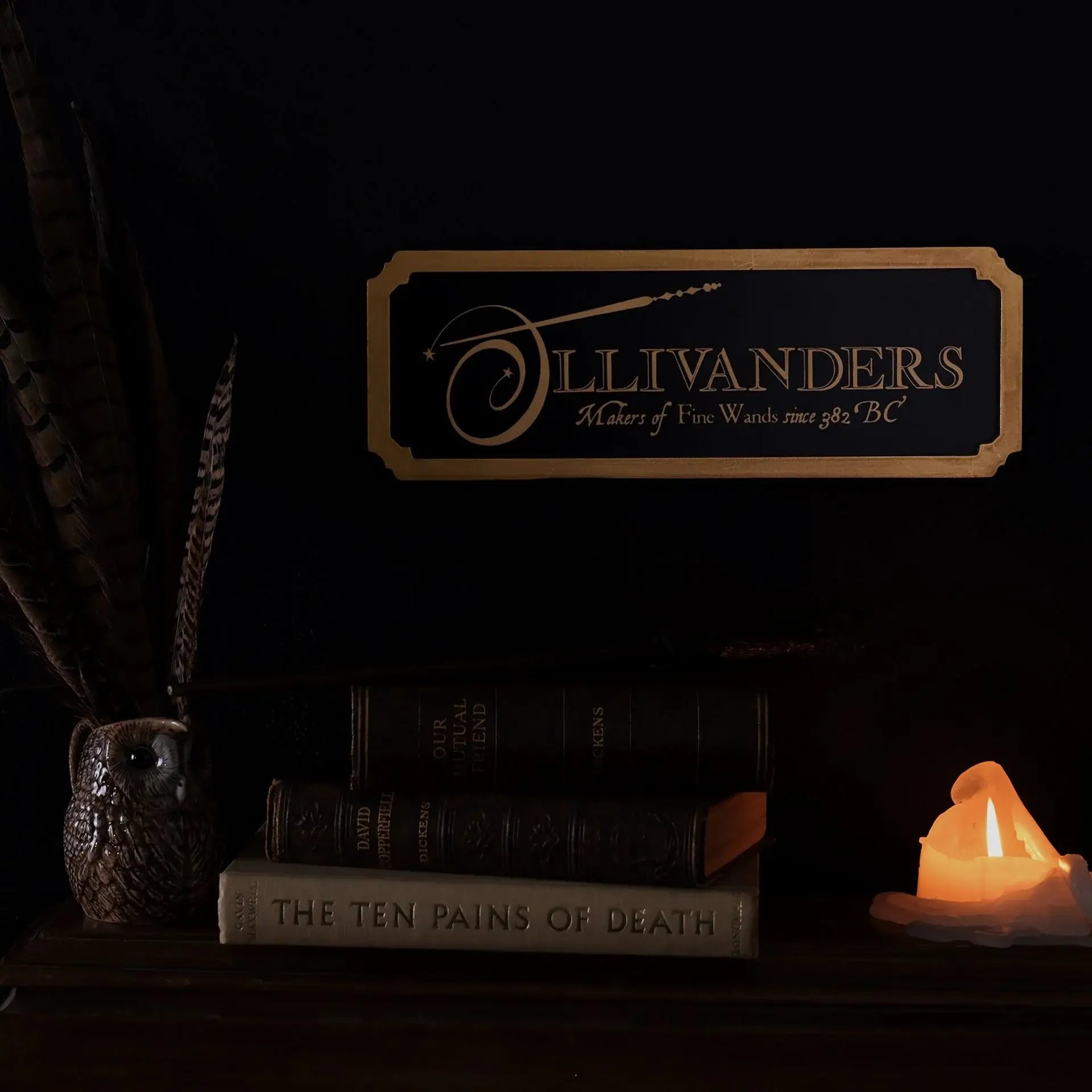 Harry Potter Alumni Shop Sign Ollivanders - Olleke Wizarding Shop Amsterdam