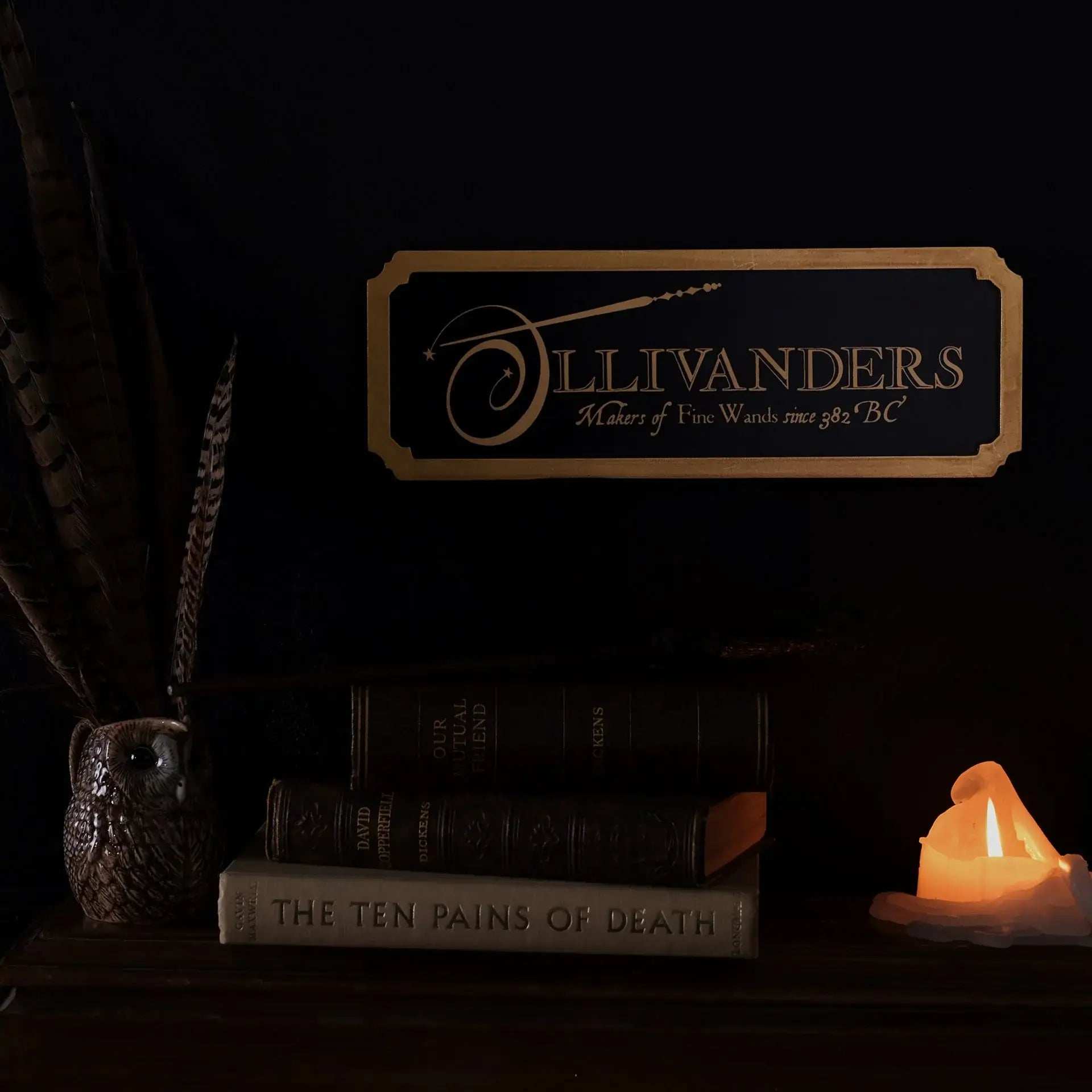 Harry Potter Alumni Shop Sign Ollivanders - Olleke Wizarding Shop Amsterdam