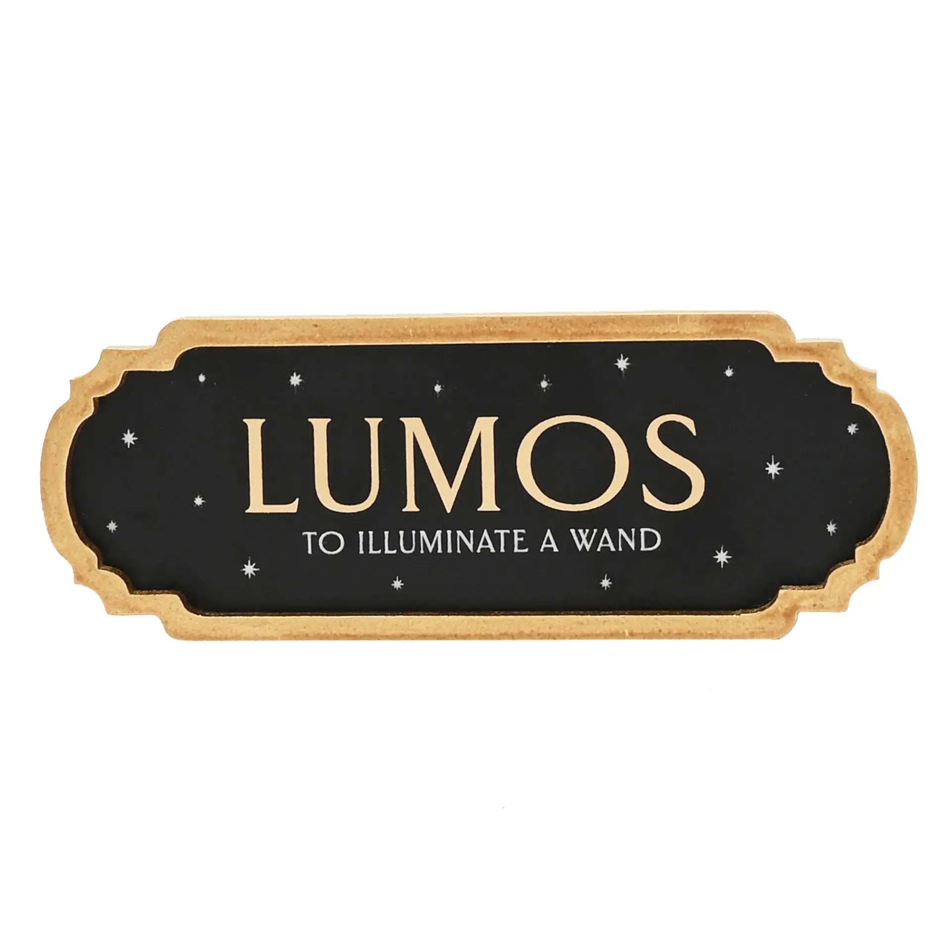 Harry Potter Alumni Spell Sign Lumos - Olleke Wizarding Shop Amsterdam