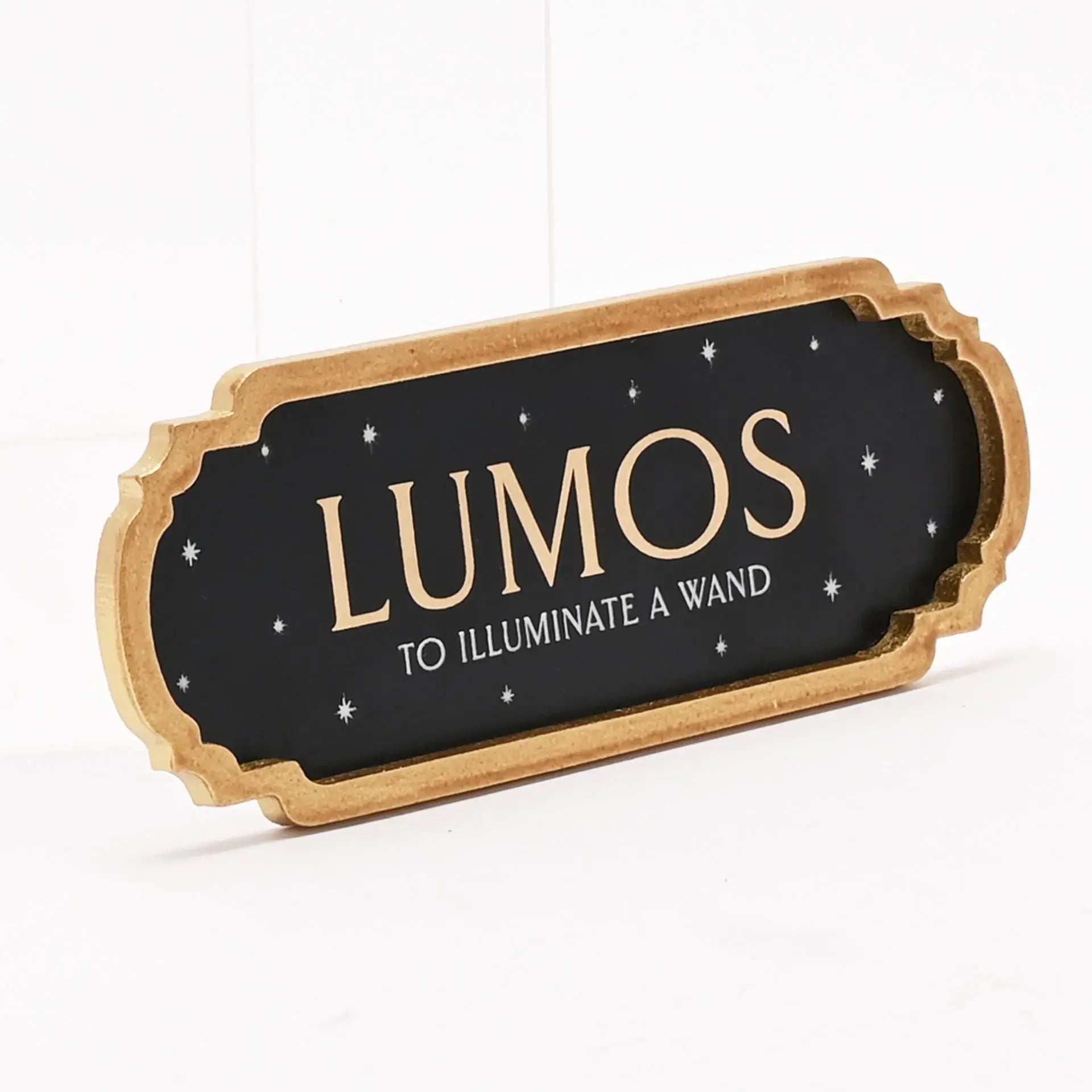 Harry Potter Alumni Spell Sign Lumos - Olleke Wizarding Shop Amsterdam
